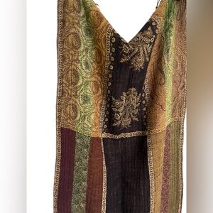 Dubble sided wool cozy wrap unisex